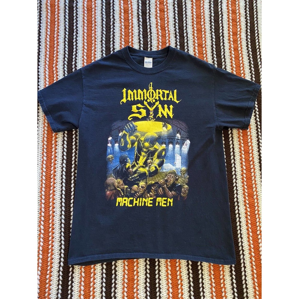 Vintage Immortal Synn Machine Man EUC RARE Album Cover T-Shirt Size Men's M